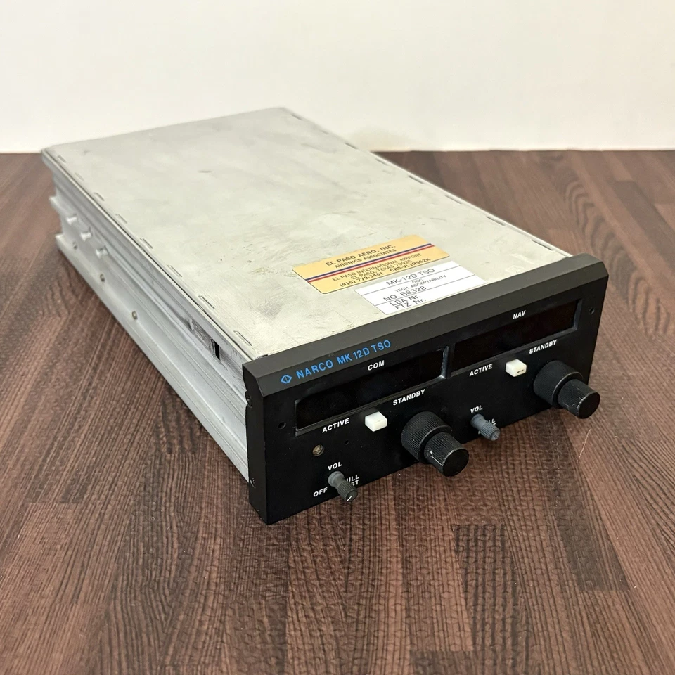 NARCO MK 12D 14 Volt With Glideslope - Not Tested - Image 2 of 4