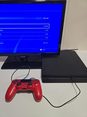 Sony PlayStation 4 Slim PS4 1TB Black 1080p w/ DualShock 4 & Cables