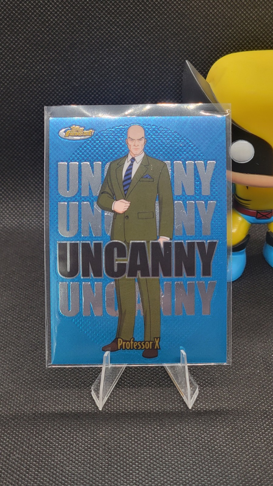 Professor X 2025 Topps Finest X-Men ’97 Uncanny SP Short Print #100 S10