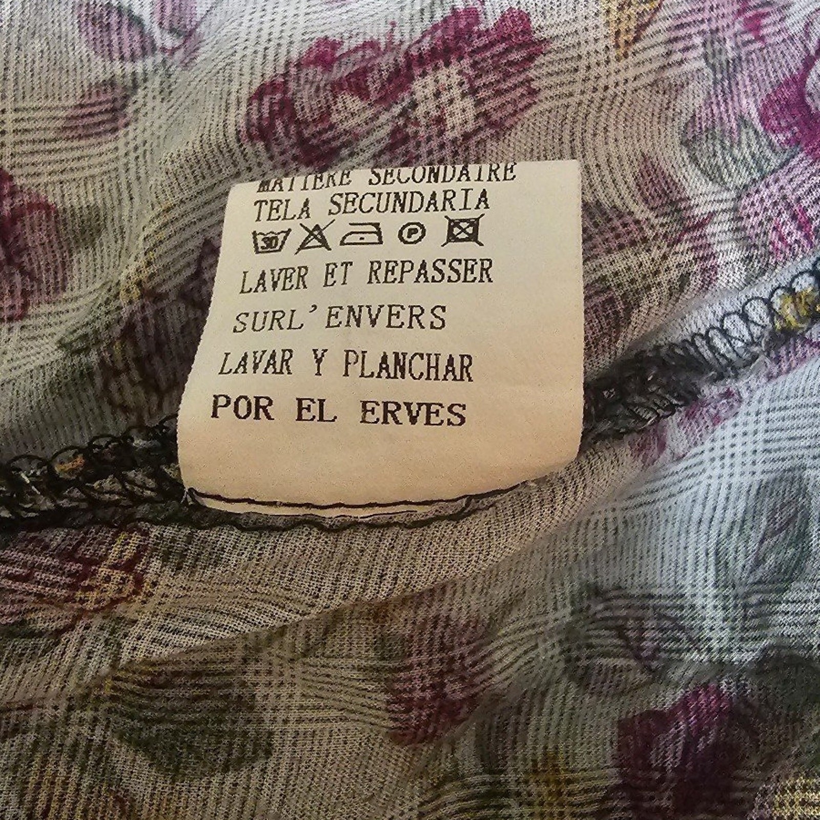 Forla Paris Patchwork Butterfly Asymmetrical Y2K … - image 9