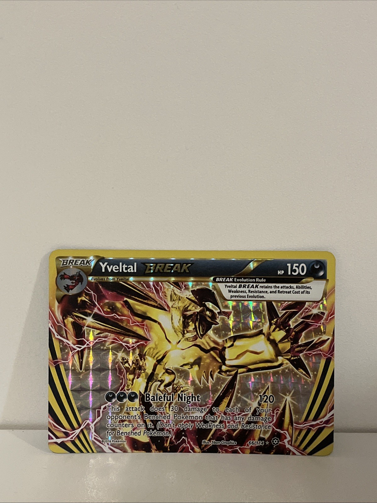 Yveltal BREAK LP Steam Siege 66/114 Pokemon TCG Holo *Rare* NM