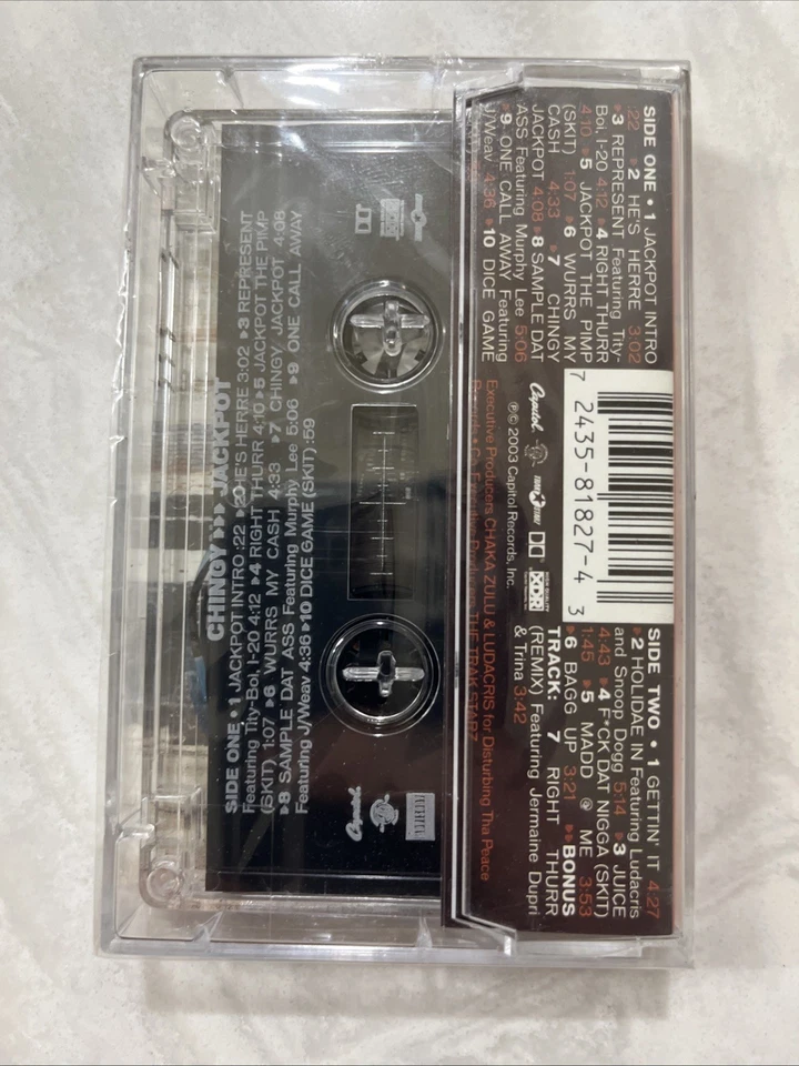 Chingy Jackpot Cassette Tape Sealed Virgin 2003 US Copy Snoop Dog Duper New - Image 2 of 4