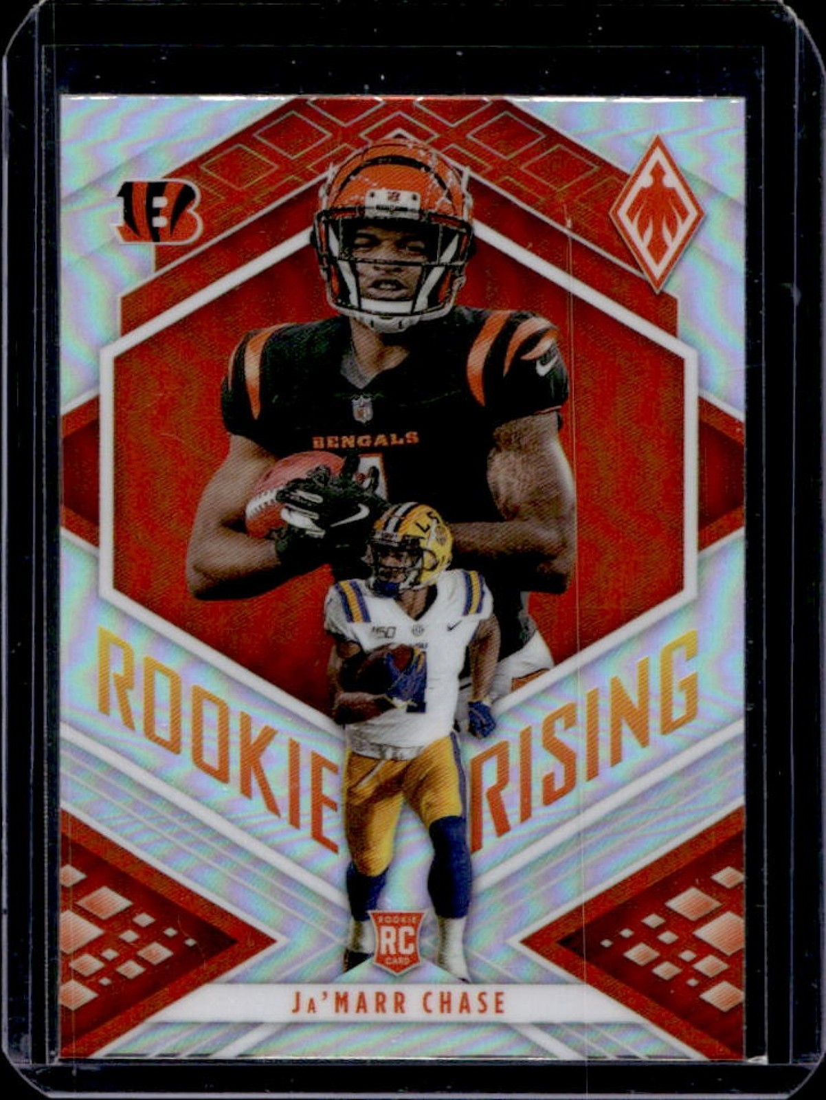 2021 Panini Phoenix Ja'Marr Chase Rising RC #RIS-5 Rookie