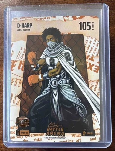 2026 Bo Jackson Battle Arena D-Harp #RHBF-24 Red Headlines Battlefoil