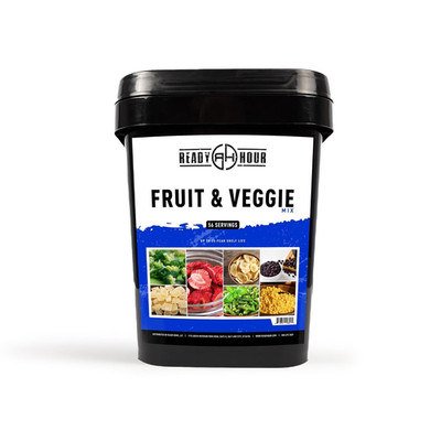 , Fruit & Veggie Mix, Non-Perishable Freeze-Dried Food, 30-Year Shelf Life, Port