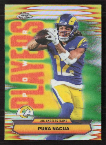 2025 Topps Chrome Puka Nacua Power Players Refractor #PP-24