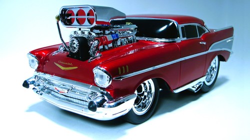 57Chevy1957 Chevrolet 1 18 55Race Car1955 12Dragster24Custom Built Model Classic - Picture 4 of 17