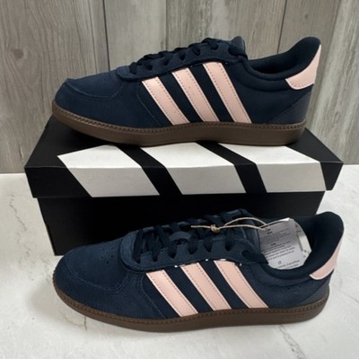 adidas Breaknet Sleek Cloudfoam Plus Women's Sneakers Navy Pink IH1380 size 6