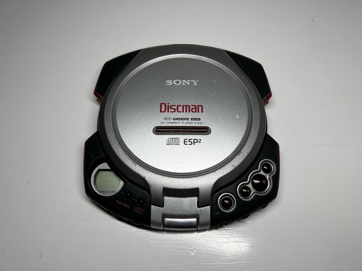 Sony Discman D-EG7 Portable CD Player ESP2 Compact Disc Tested