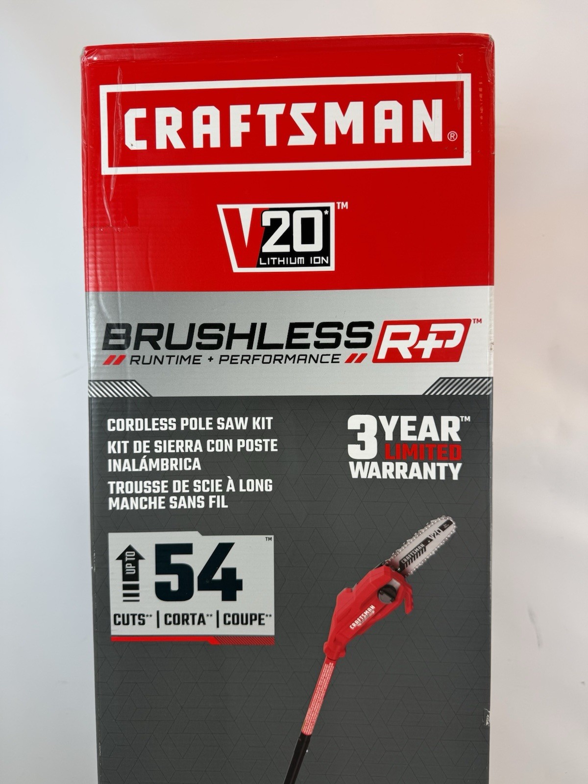 NEW CRAFTSMAN P2100 10-in 25-cc 2-cycle Gas Pole Saw