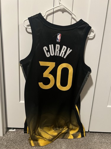 Steph Curry Golden State Warriors Nike City Edition Jersey Size M