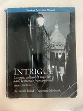 French Intrigue Student Activities Manual By ...