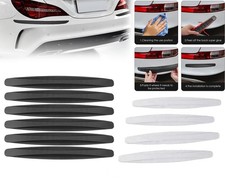 2/4/6x Car Bumper Protector Strip Front Rear Anti-collision Corner Bumper Strips