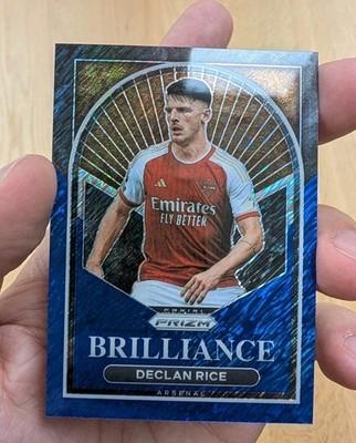 Declan Rice Panini Prizm /8 Blue Shimmer (Read Description)