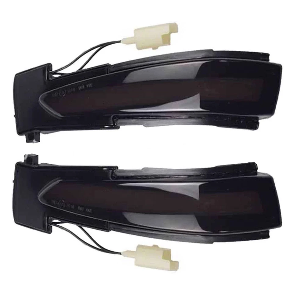 Pair Rearview Side Mirror Turn Signal Light for Peugeot 508 Citroen C4  - Image 3 of 4