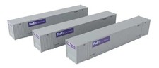 Walthers SceneMaster HO 53' Singamas Corrugated Side Container Federal 949-18503