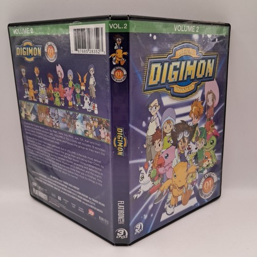Digimon: Digital Monsters - Season 1, Vol 2 (DVD, 2013, 3-Disc Set) - Foto 3 di 11