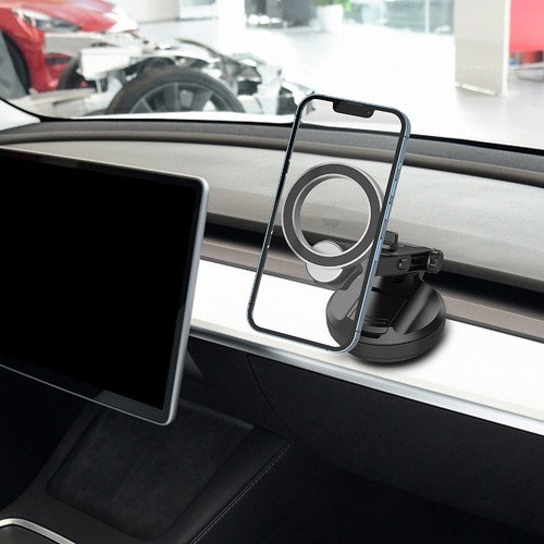Support Téléphone Voiture avec Poignée Magnétique Forte et Angles de Vision - Photo 5 sur 9