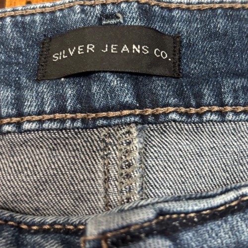 Silver Jeans Suki Curvy Fit Mid Rise Capri Jeans Womens Size 33 Power Stretch - Picture 9 of 12