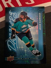 2024-25 UPPER DECK 2nd PWHL DAZZLERS BLUE #DZ-9 SIRENS - JESSIE ELDRIDGE