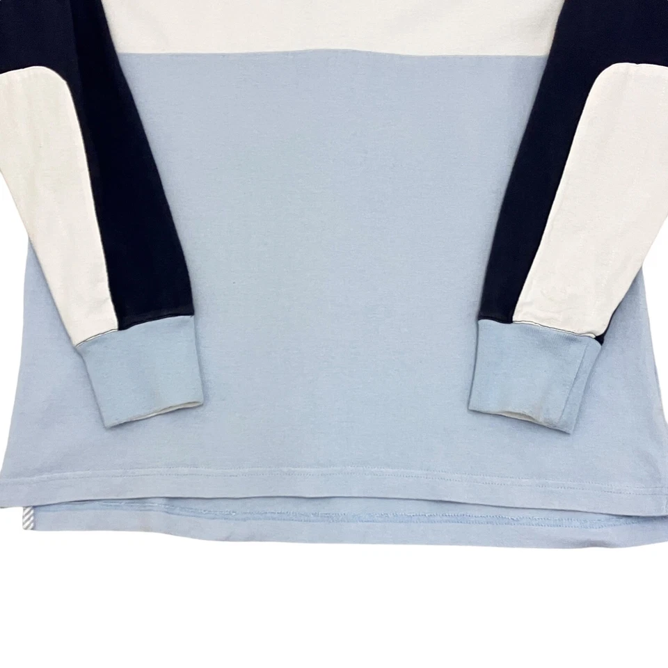 Tommy Hilfiger Polo Shirt Blue Girls Size 16 Long Sleeve 100% Cotton - Image 3 of 4