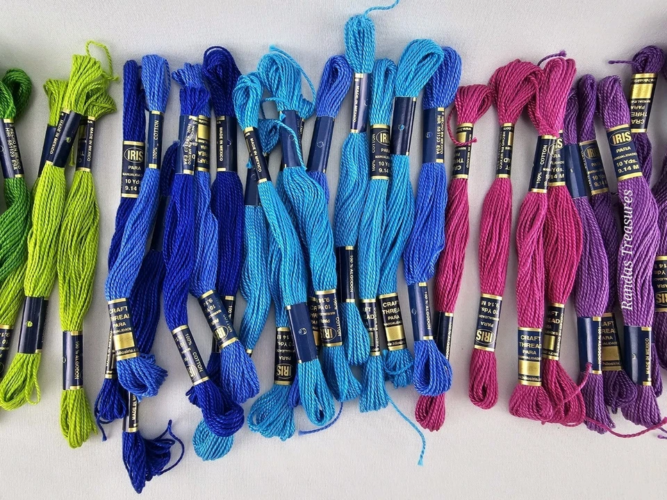 Vintage Iris Threads 102 Skeins Embroidery Floss Thread Parma Cross Stitch New! - Image 3 of 4