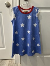 NWT The Beaufort Bonnet Company Sleeveless Polly Play Dress North Sea Stars 4T