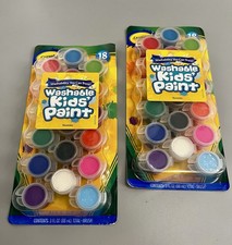 Crayola Washable Kids Paint 18 Colors   Lot of 2 Packs   Non-Toxic   Never Opend