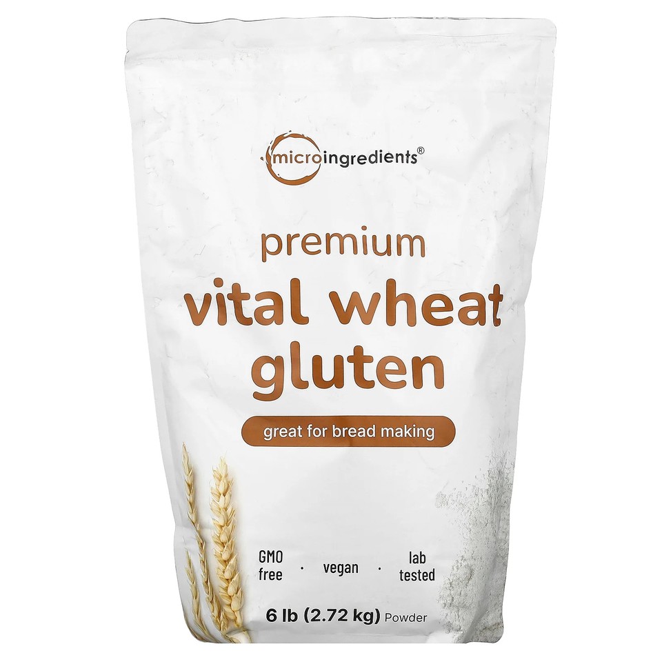 Premium Vital Wheat Gluten Powder, 6 lb (2.72 kg)