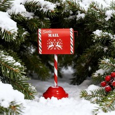 Christmas Mailbox Christmas Decoration Xmas Tabletop Durability Decorative Mini