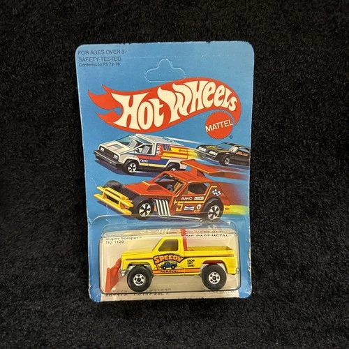 Hot Wheels Vintage Super Scraper Yellow Speedy Removal 1979 Pickup Truck Diecast