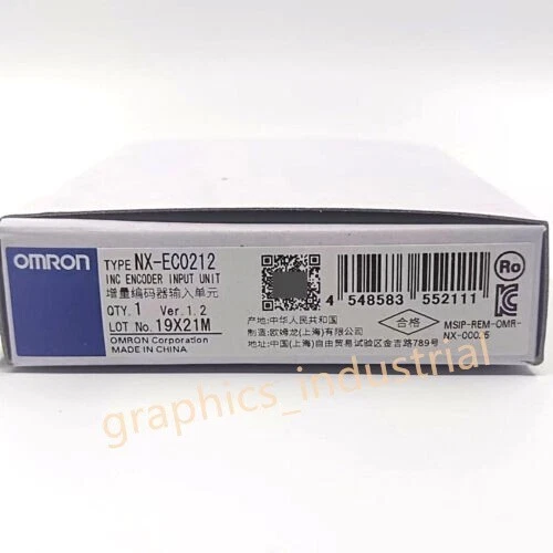 New In Box Original Omron NX-EC0212 Incremental Encoder Input Module INC Unit