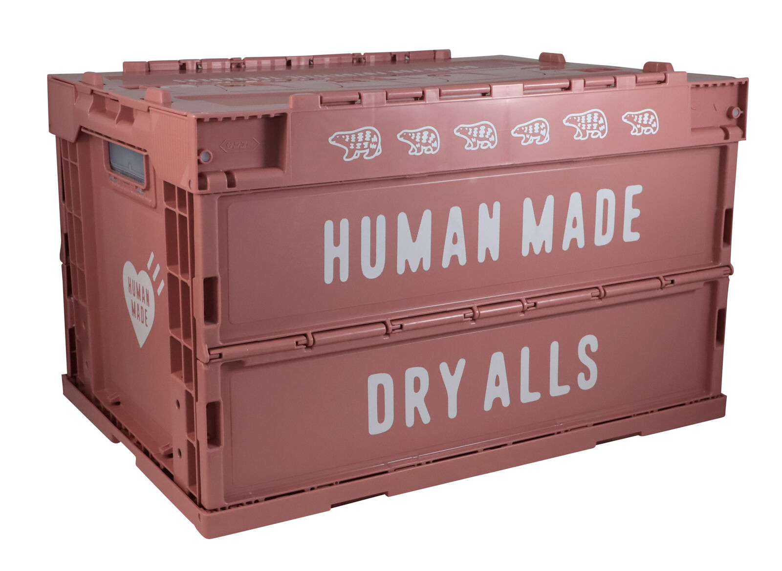 NEW PINK Human Made Storage Crate Container 50L RARE COLOR Sold Out