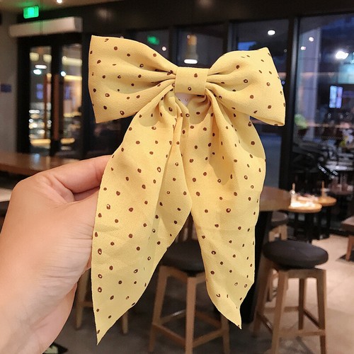 Women Girl Big Large Bow Hairpin Hair Clip Barrettes Sweet Cute Hair Accessories - Picture 8 of 18