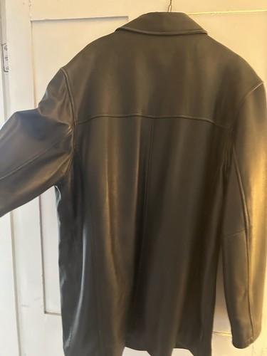 Vintage Men’s Metropolitan View 3 Button Leather Winter Jacket M - Picture 2 of 6