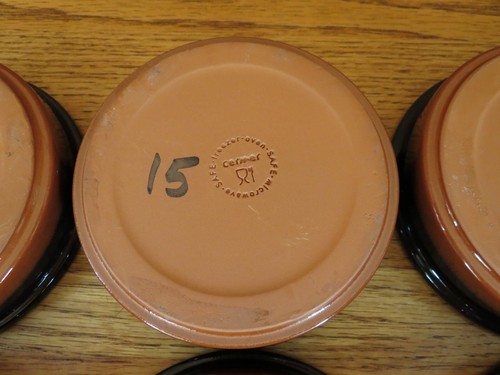 Cermer Glazed Terra Cotta Ramekins Creme Brulee Flan Dip Dish Set of 6 - Picture 13 of 17