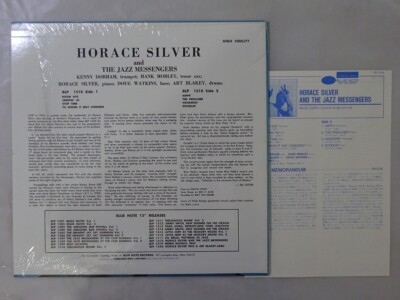 Horace Silver & The Jazz Messengers Blue Note BLP-1518 Japan
