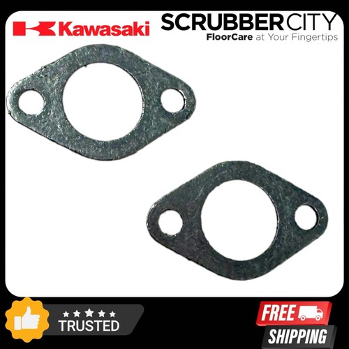 11060-7016 CONFEZIONE DA 2 GUARNIZIONI MARMITTA ORIGINALE KAWASAKI PER FH, FR, FS FX 110607016 - Foto 3 di 3