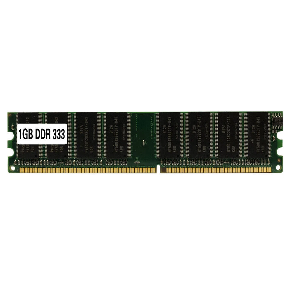 1GB DDR PC 2700 DDR 1 333MHZ Desktop PC Memory Module Computer Desktop DDR1 RAM - Image 2 of 4