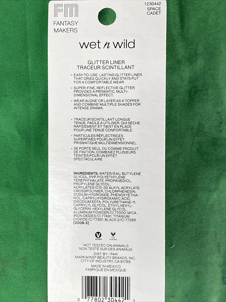 2 PK Delineador de ojos brillante Wet N Wild Fantasy Makers Space Cadet 0,09 OZ cada uno Foto 4 de 4