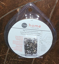 75pc Dritz Home 7/16" Decorative Nailhead Trim NICKEL Item 44286