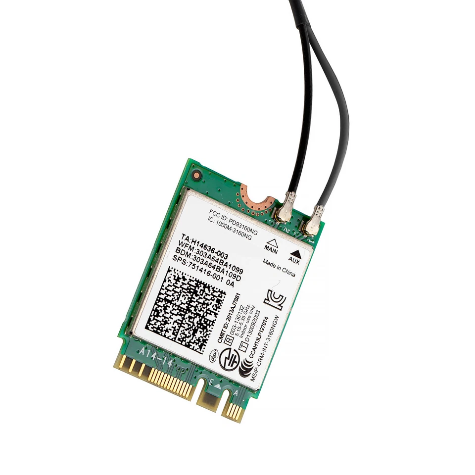 Internal M.2 WiFi Bluetooth Antenna 16cm Cable for Laptop NGFF Wireless Adapter - Image 3 of 4