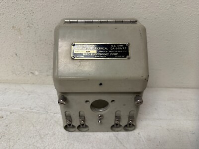 Bird Electric Coaxial Resistor CASE & METER Signal Corps Rf Dummy Load DA-140 AP