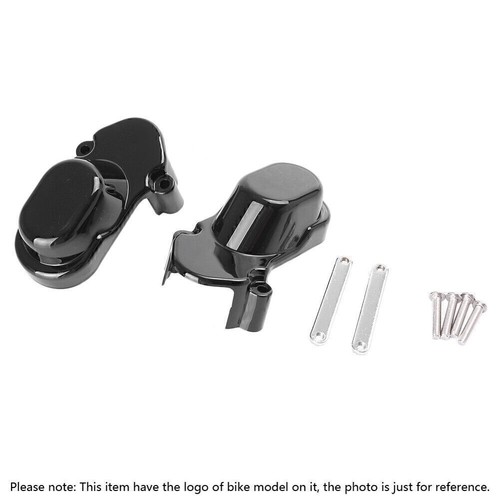 Black Rear Axle Cover Nut Bolt Caps fit Harley Davidson Sportster 1200