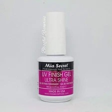 Mia Secret UV Finish Gel Ultra Shine 0.5 fl oz/ 15mL Made in US