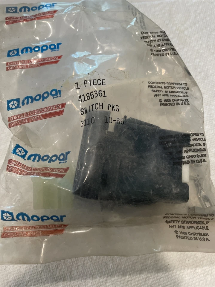 New Mopar 4186361 1979-1983 Dodge Cordoba Magnum Rear Heated Window Switch Kit - Image 2 of 4