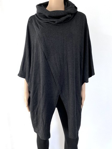 NWT! NEW! JOSEPH RIBKOFF Size US 22 2XL UK 24 Gray Sweater Pullover Wrap Top - 第 1/9 張圖片