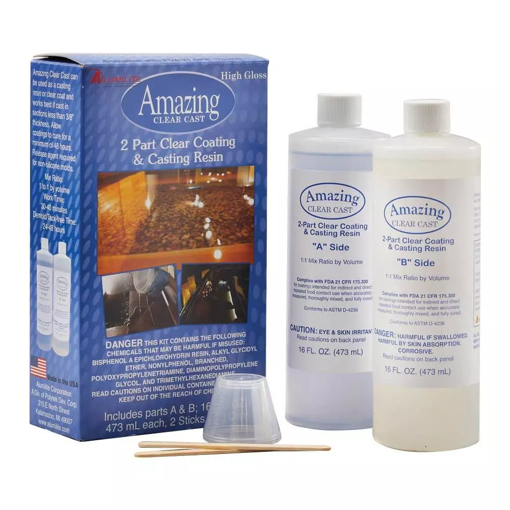 Amazing clear sale cast resin kit
