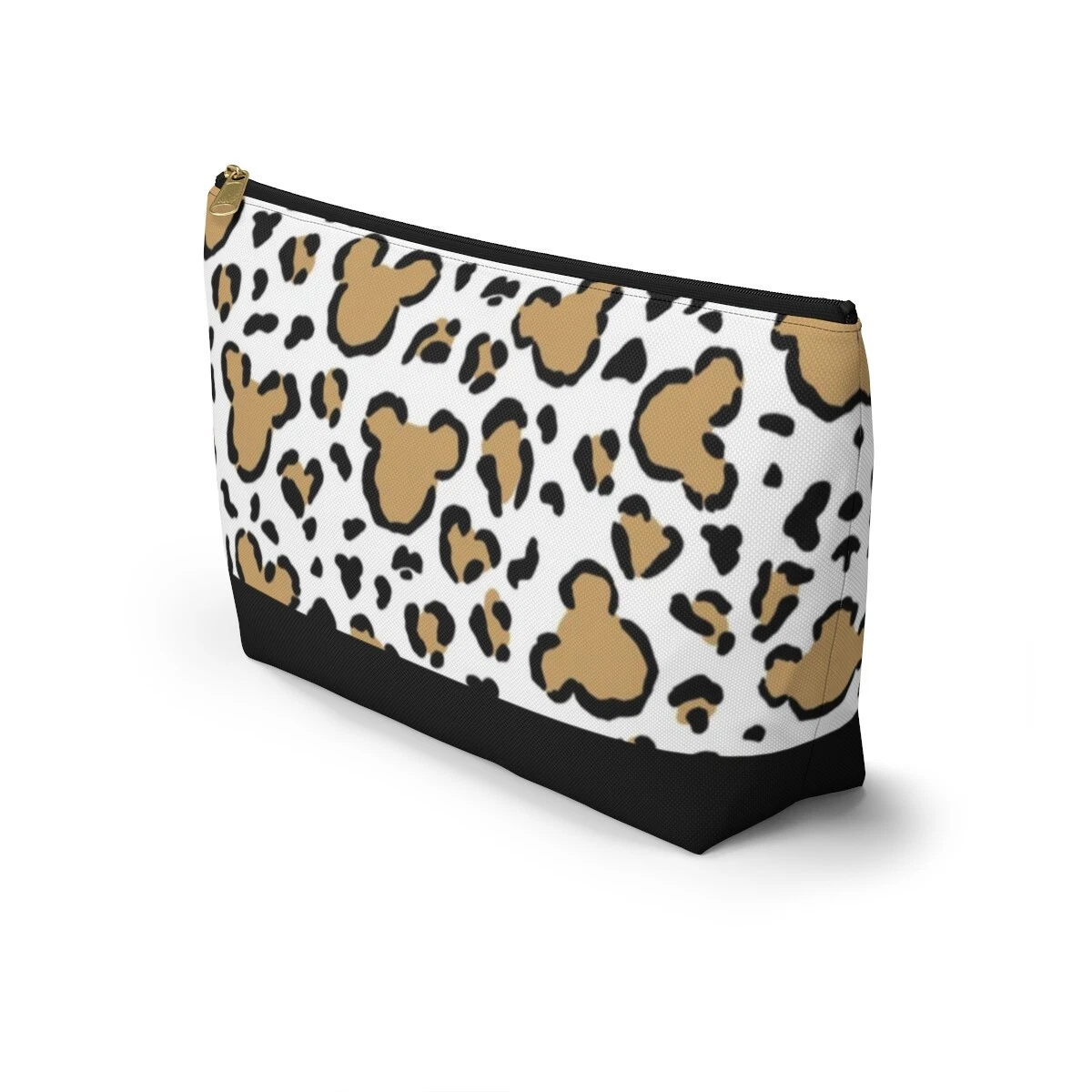 Disney Mickey Mouse Leopard Print Pouch Mickey Makeup Bag