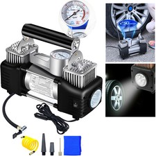 Heavy Duty Portable Car Air Compressor Tire Inflator Electric Auto Tyre Pump 12v
